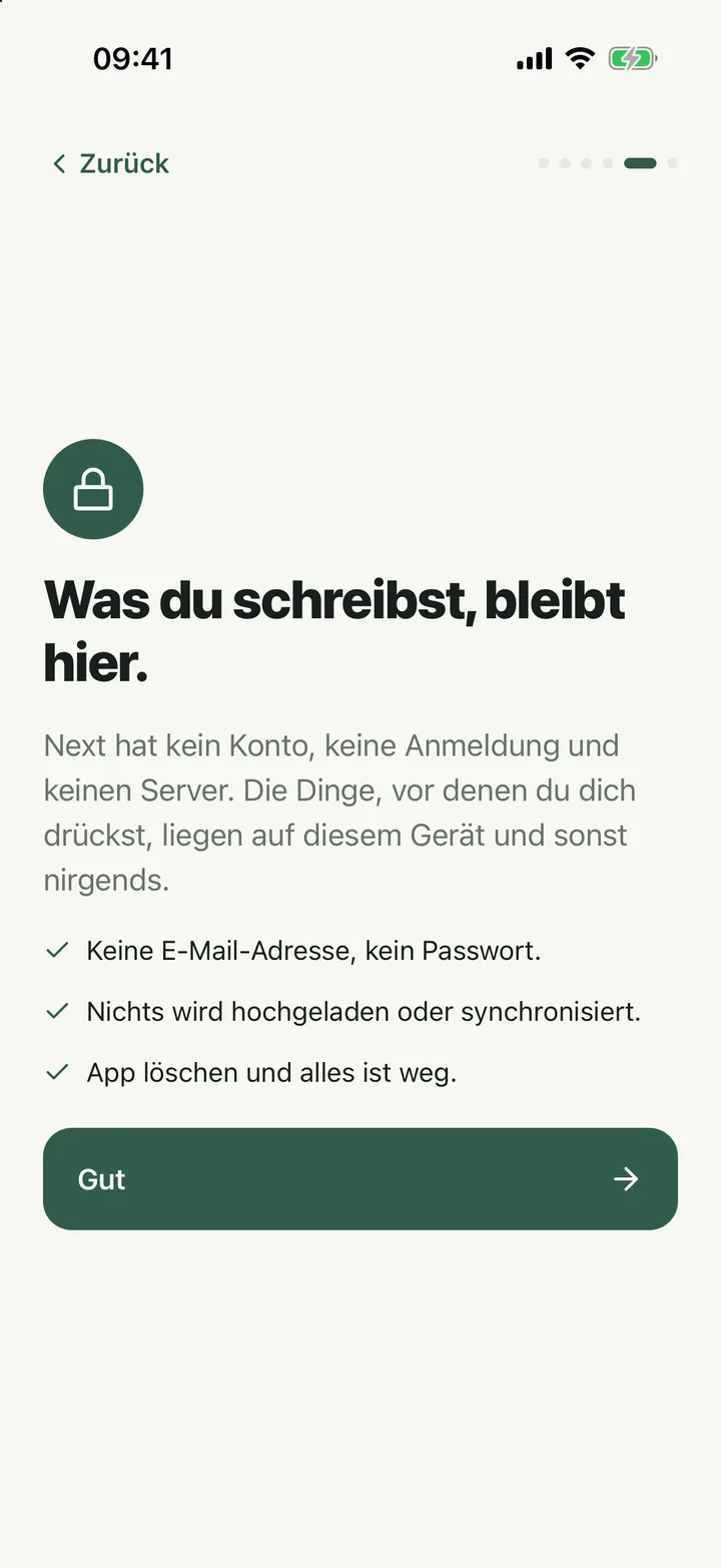 Hinweis, dass Aufgaben auf dem Gerät bleiben